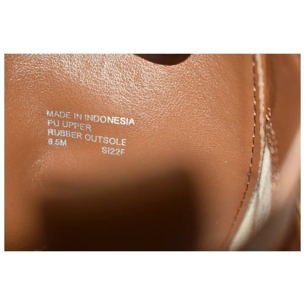 New! Michael Kors Womens TATUM Ankle Combat Boots Brown Size 8.5 M DD463 - Picture 6 of 6